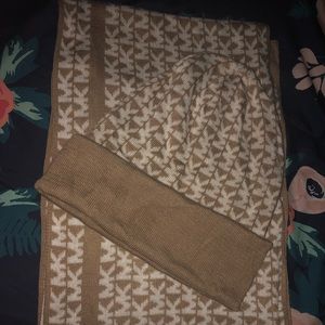 Michael Kors hat and scarf set